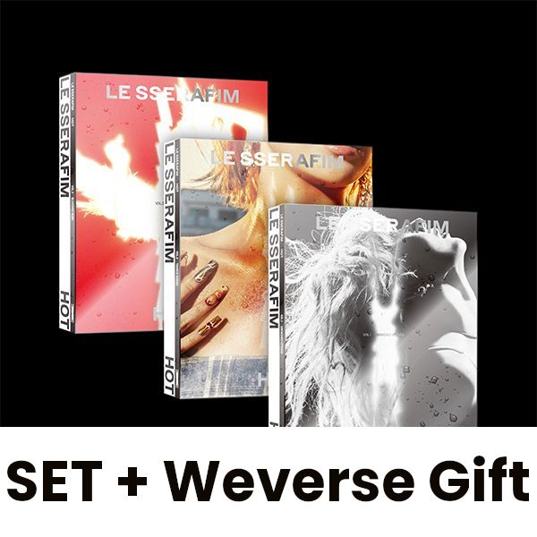 LE SSERAFIM - HOT SET + Weverse Gift Nolae