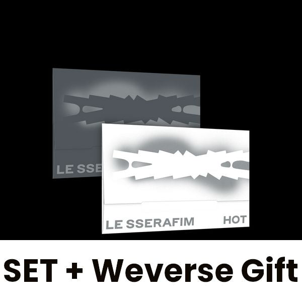 LE SSERAFIM - HOT (WEVERSE ALBUMS VER.) SET + Weverse Gift Nolae