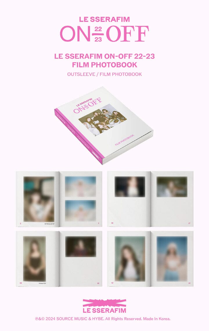 LE SSERAFIM - 'ON-OFF' 22-23 FILM PHOTOBOOK Nolae