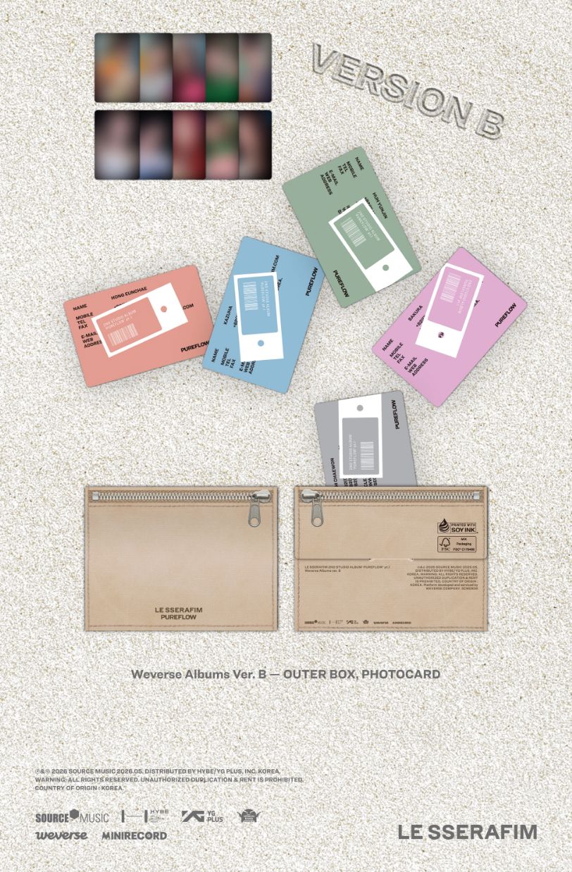 LE SSERAFIM - 'PUREFLOW' PT.1 (WEVERSE ALBUMS VER.) Nolae