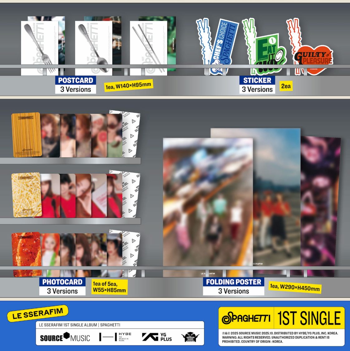 LE SSERAFIM - SPAGHETTI Nolae