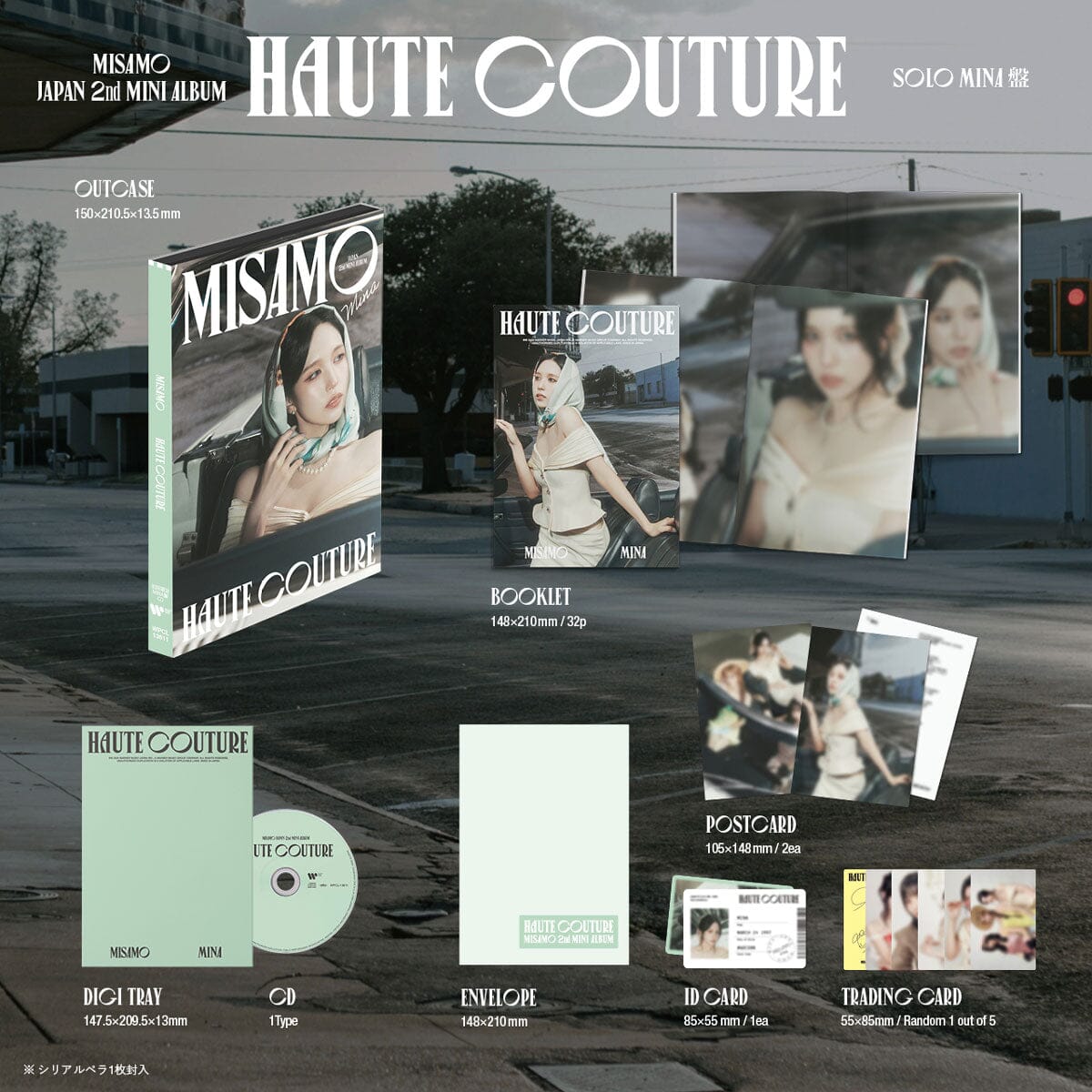 MISAMO - HAUTE COUTURE (JAPAN 2ND MINI ALBUM) LIMITED SOLO Nolae