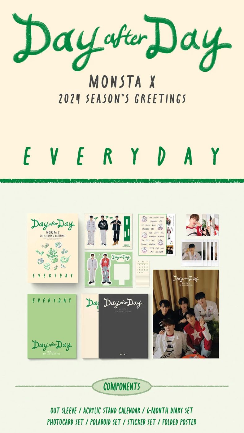 MONSTA X - 2024 SEASON'S GREETINGS (Day after Day) Nolae