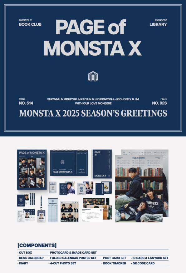 MONSTA X - 2025 SEASON'S GREETINGS (PAGE OF MONSTA X) Nolae