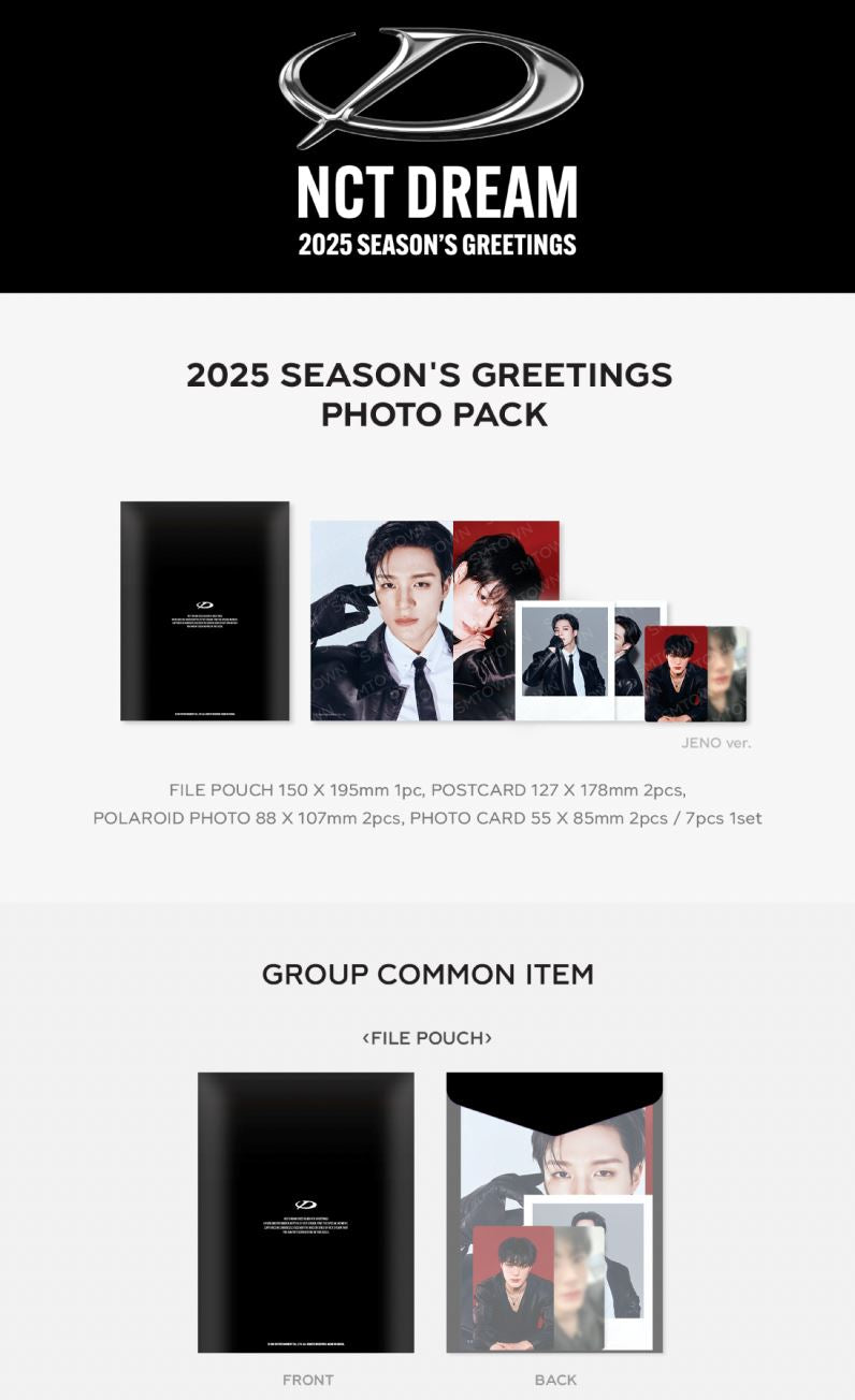 NCT DREAM - 2025 SM ARTIST SEASON’S GREETINGS OFFICIAL MD Nolae