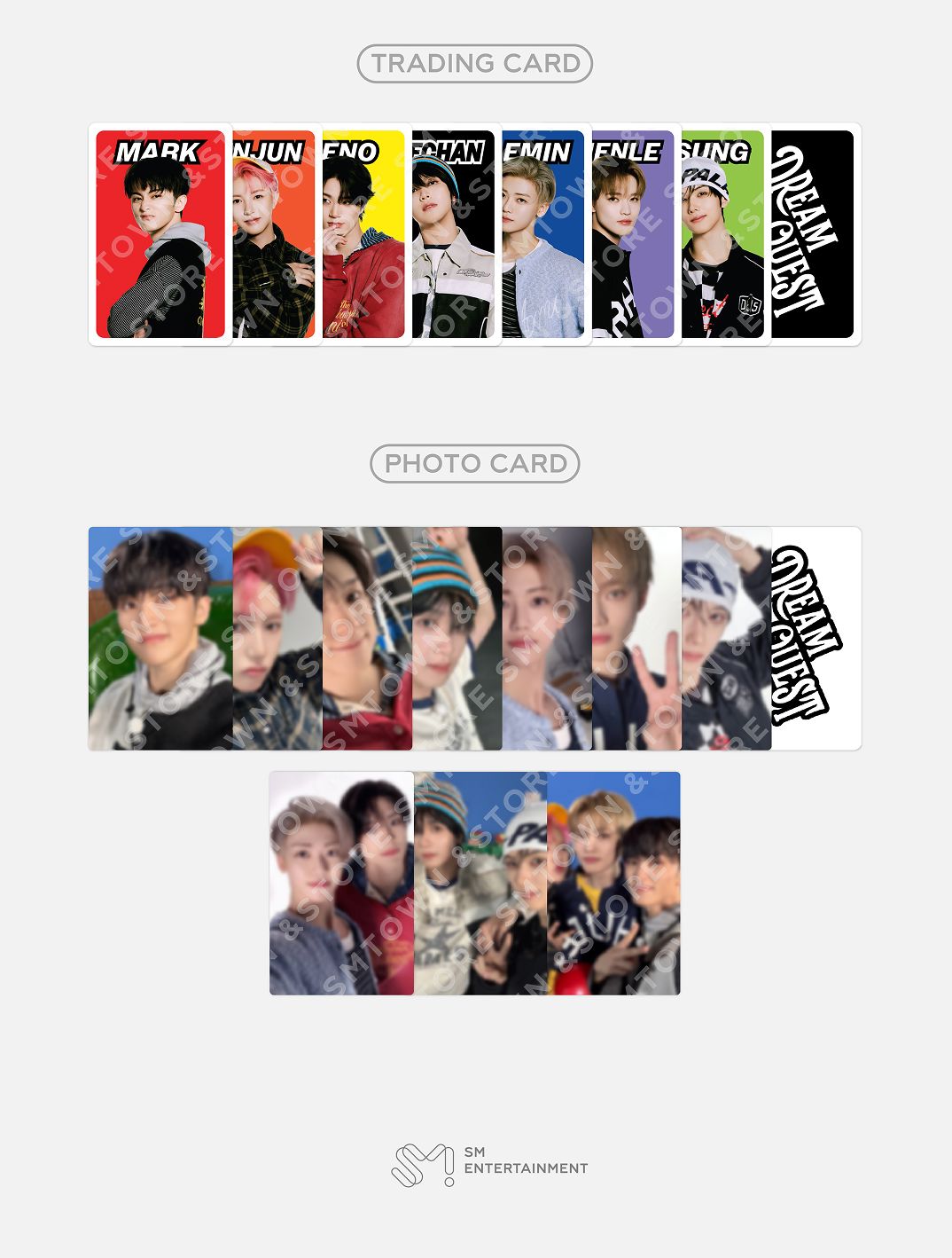 NCT DREAM - RANDOM TRADING CARD SET (FANMEETING 'DREAM QUEST' MD)