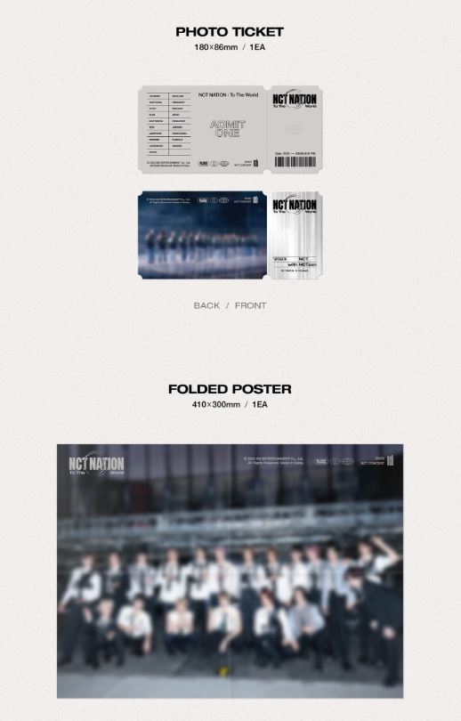 NCT - NCT NATION : TO THE WORLD CONCERT 2023 (DVD, BLU-RAY & SMTOWN CODE) Nolae