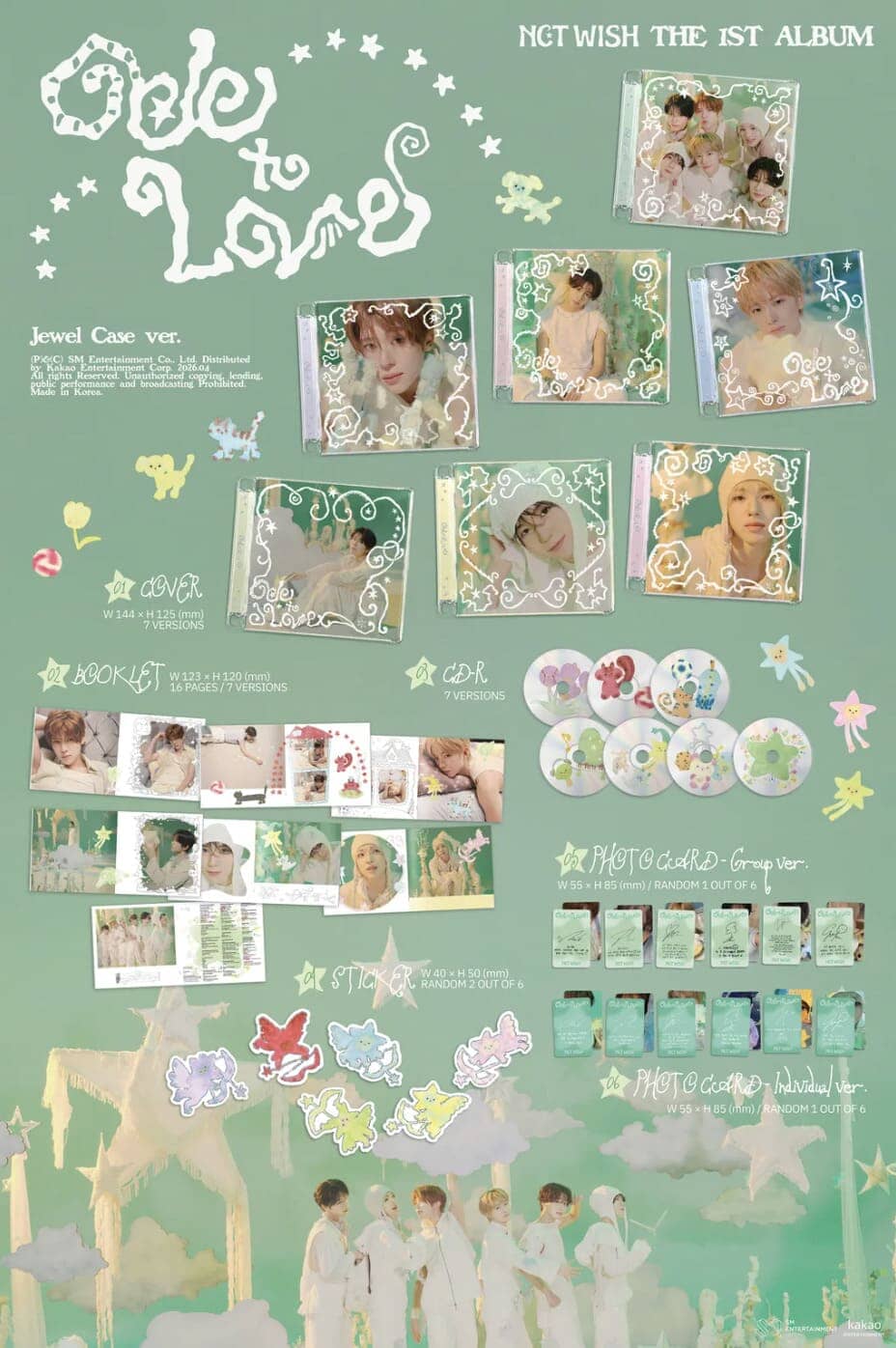 NCT WISH - ODE TO LOVE (JEWEL CASE VER.)
