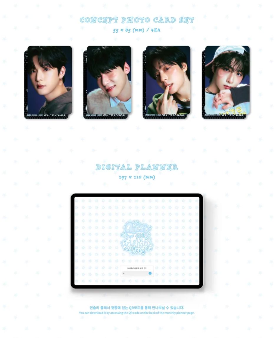 ONEUS - 2026 SEASON'S GREETINGS (QUEST FOR THE WISHING MOON) + Bizent Gift Nolae