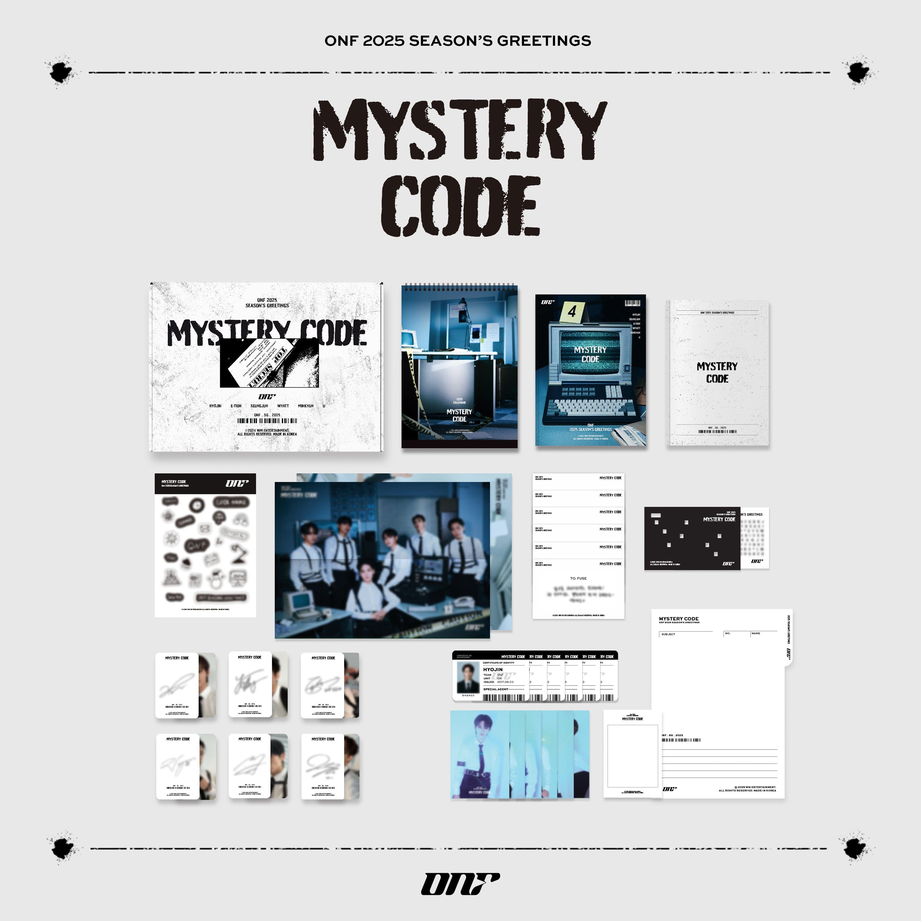 ONF - 2025 SEASON'S GREETINGS (MYSTERY CODE) Nolae