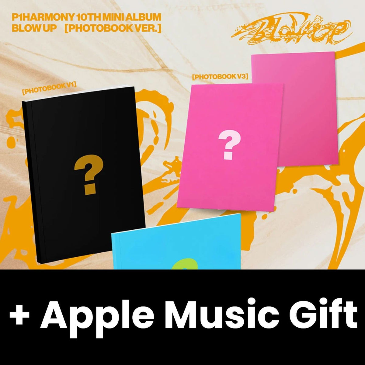P1HARMONY - BLOW UP (PHOTOBOOK VER.) + Apple Music Gift Nolae