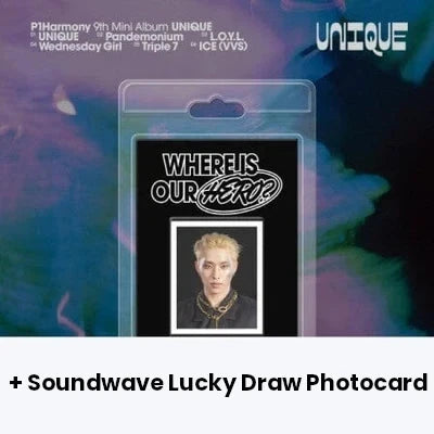 P1HARMONY - UNIQUE (FANCY VER.) + Soundwave Lucky Draw Photocard Nolae