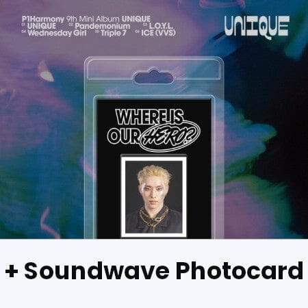 P1HARMONY - UNIQUE (FANCY VER.) + Soundwave Photocard