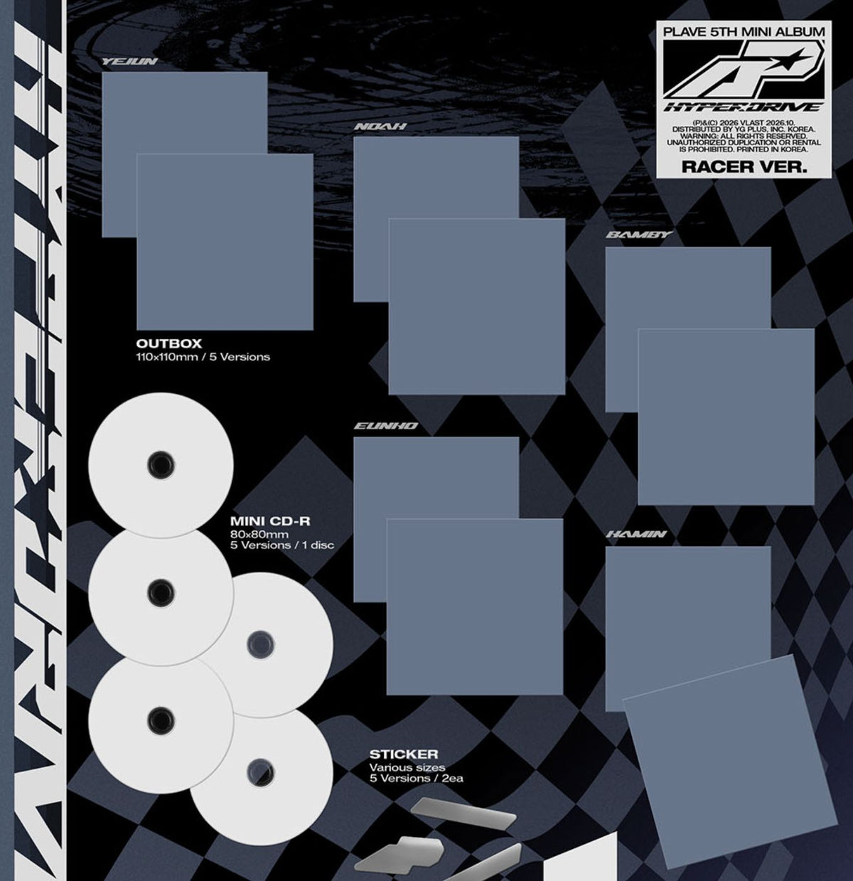 PLAVE - HYPERDRIVE (RACER VER.) + Weverse Gift Nolae