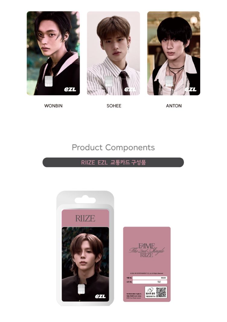 RIIZE - FAME (EZL TRANSIT CARD) Nolae