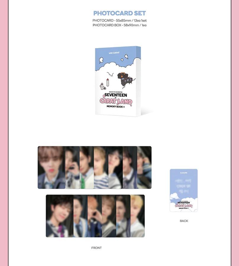 SEVENTEEN - 2024 SEVENTEEN in CARAT LAND (MEMORY BOOK + DIGITAL CODE)