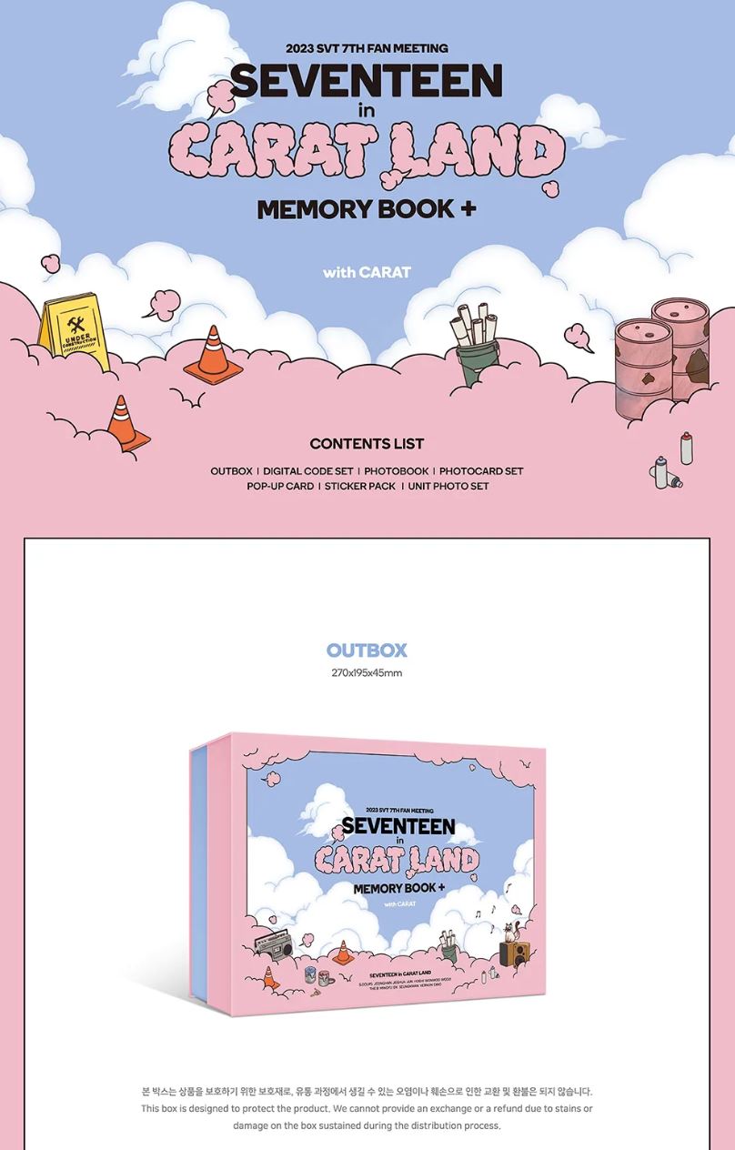 SEVENTEEN - 2024 SEVENTEEN in CARAT LAND (MEMORY BOOK + DIGITAL CODE)