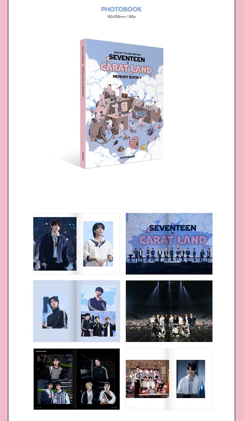 SEVENTEEN - 2024 SEVENTEEN in CARAT LAND (MEMORY BOOK + DIGITAL CODE)