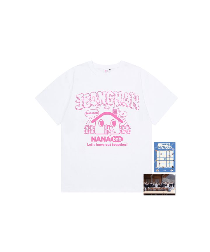 SEVENTEEN - T-SHIRT ('NANA BNB WITH SEVENTEEN' OFFICIAL MD)