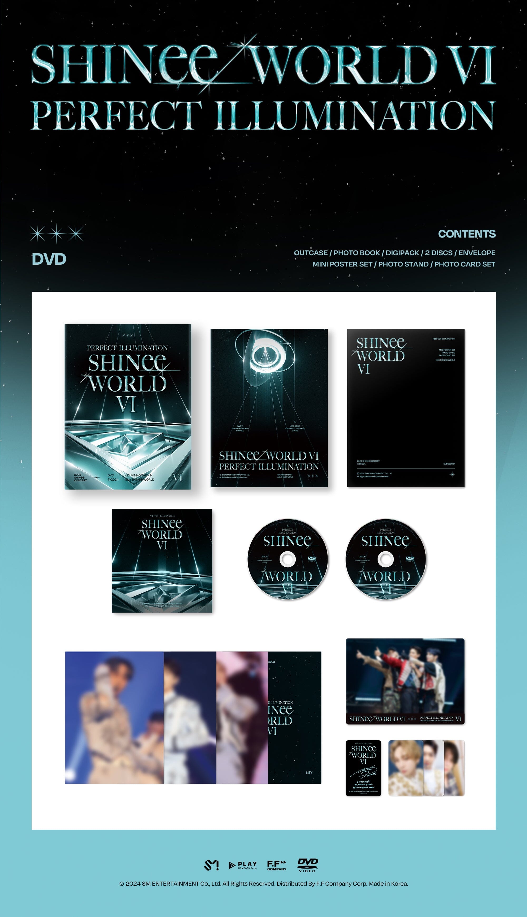 SHINEE - SHINEE WORLD VI 'PERFECT ILLUMINATION' IN SEOUL (DVD & BLU-RAY) Nolae