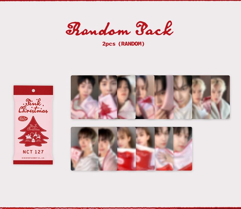 SM ARTISTS - PHOTO CARD RANDOM PACK (2024 PINK CHRISTMAS) Nolae