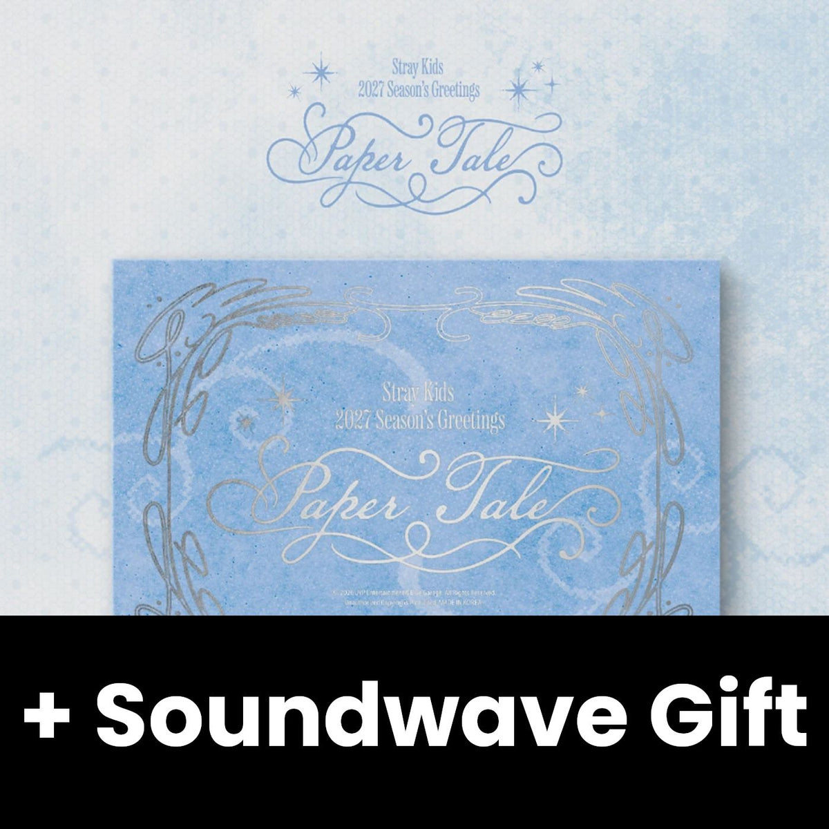 STRAY KIDS - 2027 SEASON'S GREETINGS (PAPER TALE) + Soundwave Gift Nolae