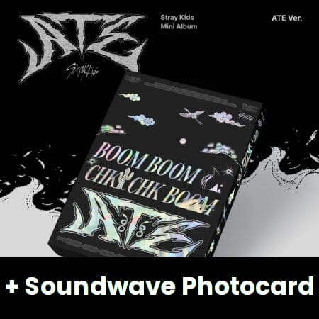 STRAY KIDS - ATE (9TH MINI ALBUM) ATE VER. (LIMITED) + Soundwave Photocard Nolae