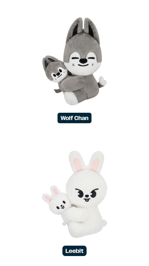 StrayKidscelebrATEスキズskzooplushbagウルフチャン straykids skzoo ウルフチャン バンチャン ケープ付 ぬいぐるみ バッグ