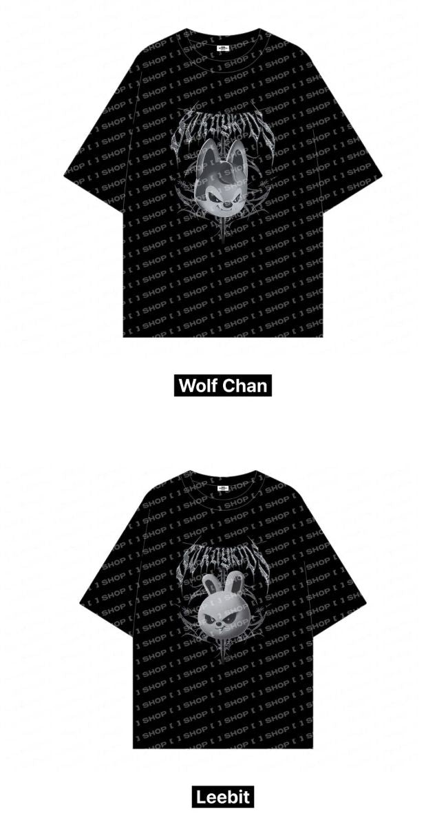 STRAY KIDS - EVIL SKZOO T-SHIRT (DOMINATE WORLD TOUR OFFICIAL MD)