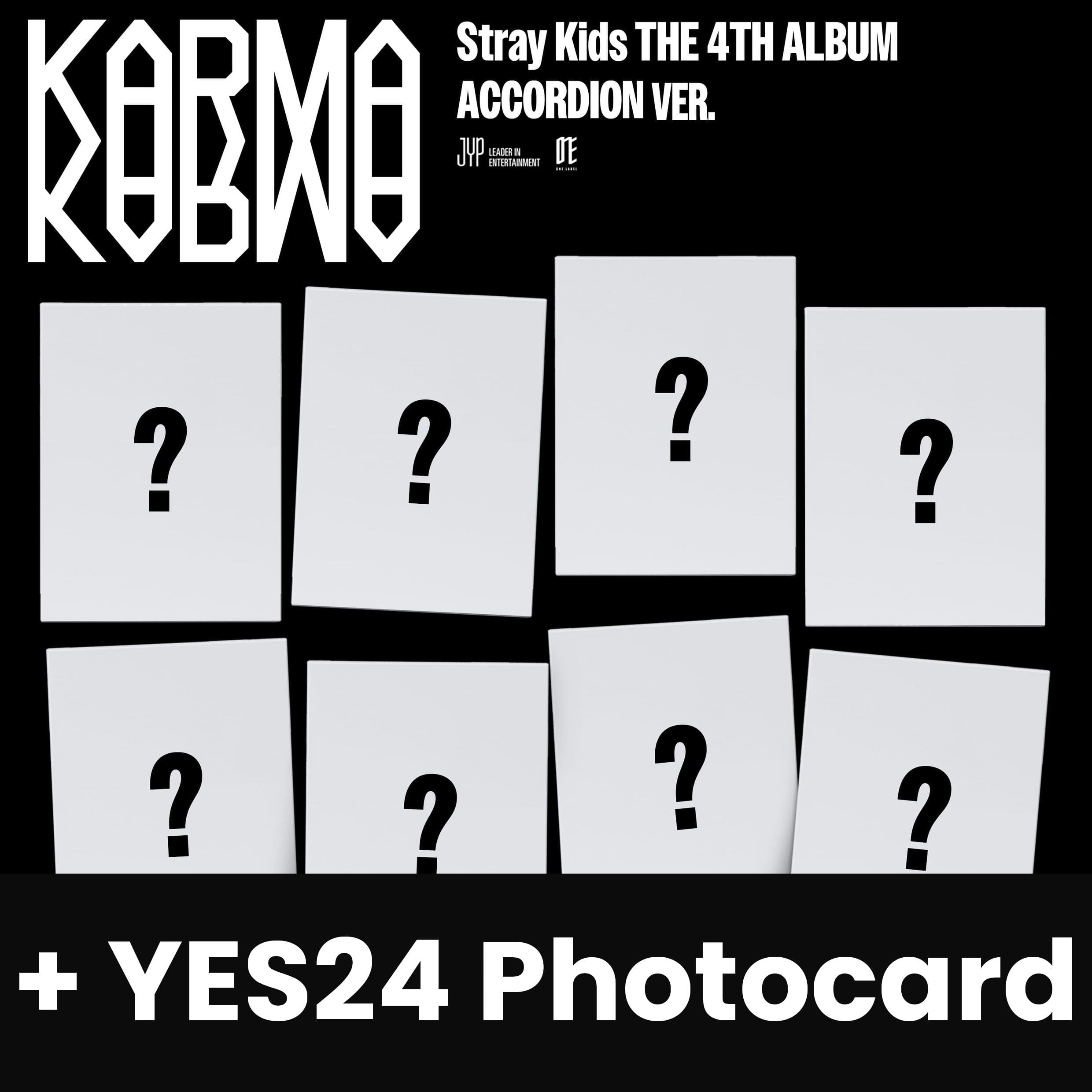 STRAY KIDS - KARMA (ACCORDION VER.) + YES24 Photocard Nolae