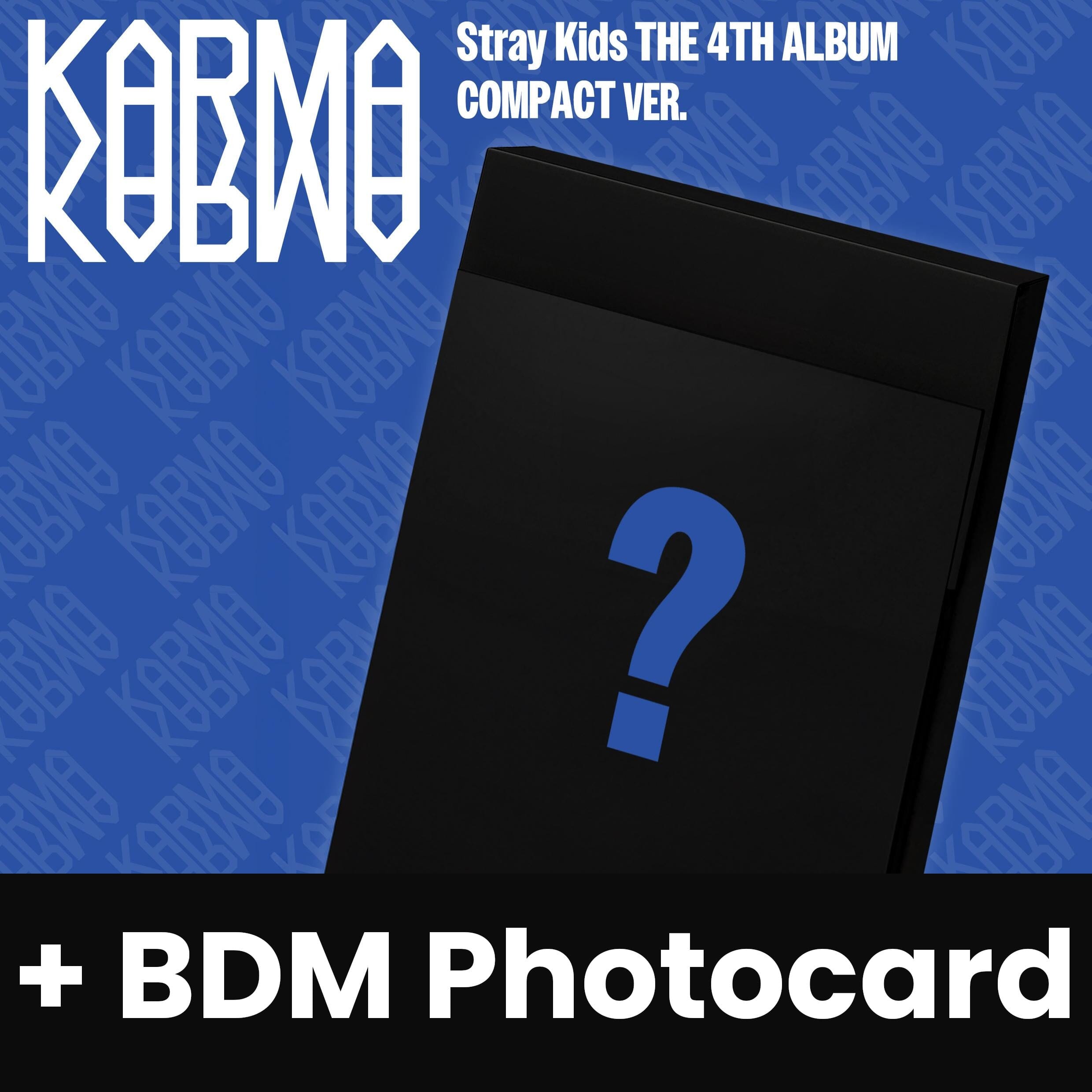 STRAY KIDS - KARMA (COMPACT VER.) + BDM Photocard Nolae