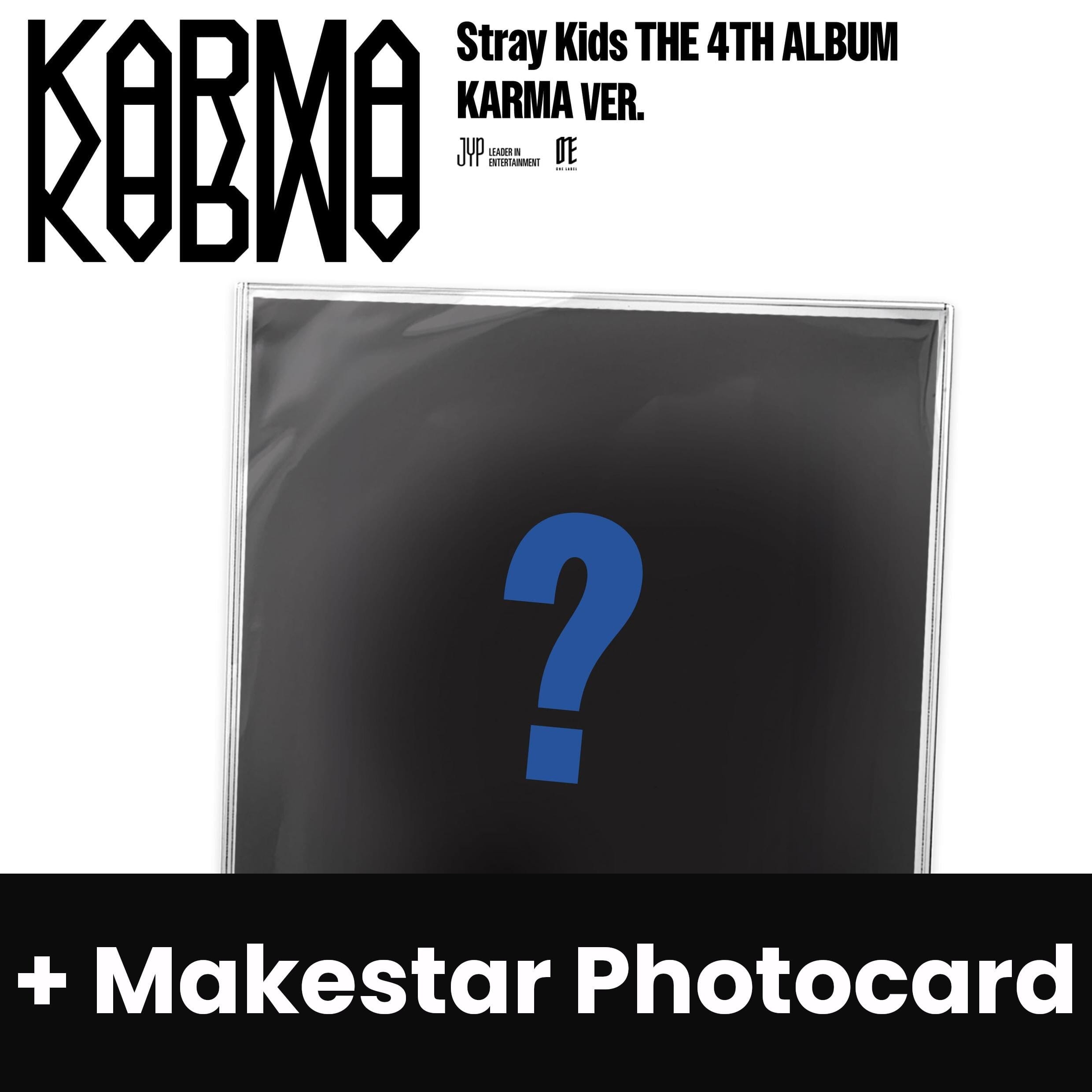 STRAY KIDS - KARMA (KARMA VER.) (LIMITED) + Makestar Photocard Nolae