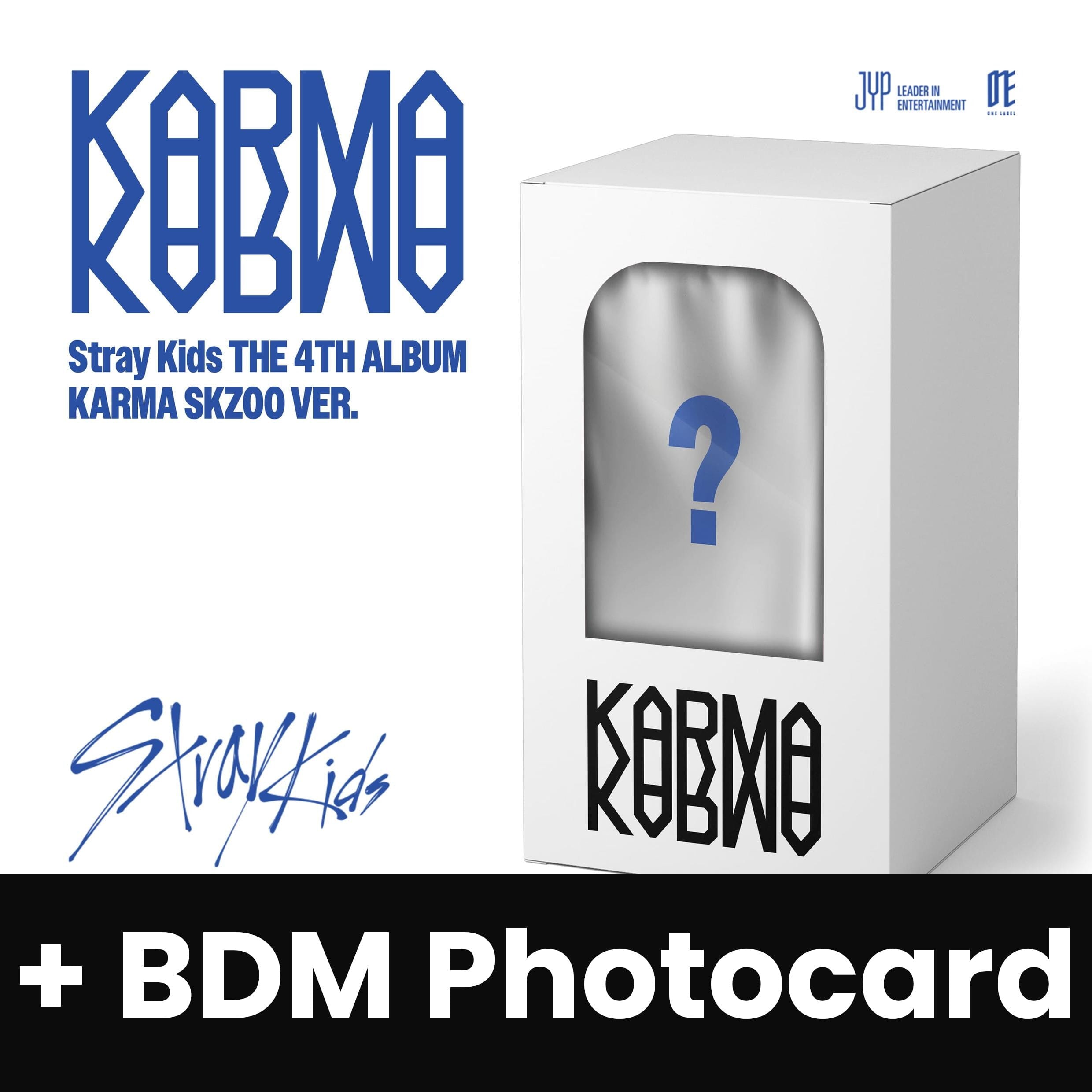 STRAY KIDS - KARMA (SKZOO VER.) + BDM Photocard Nolae