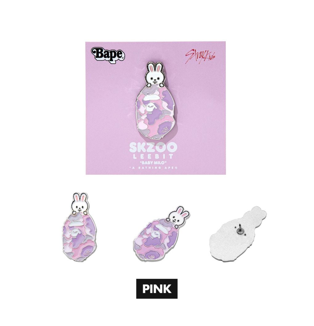 STRAY KIDS - SCRUNCHIES & METAL PINS (BAPE X STRAY KIDS MD) Nolae