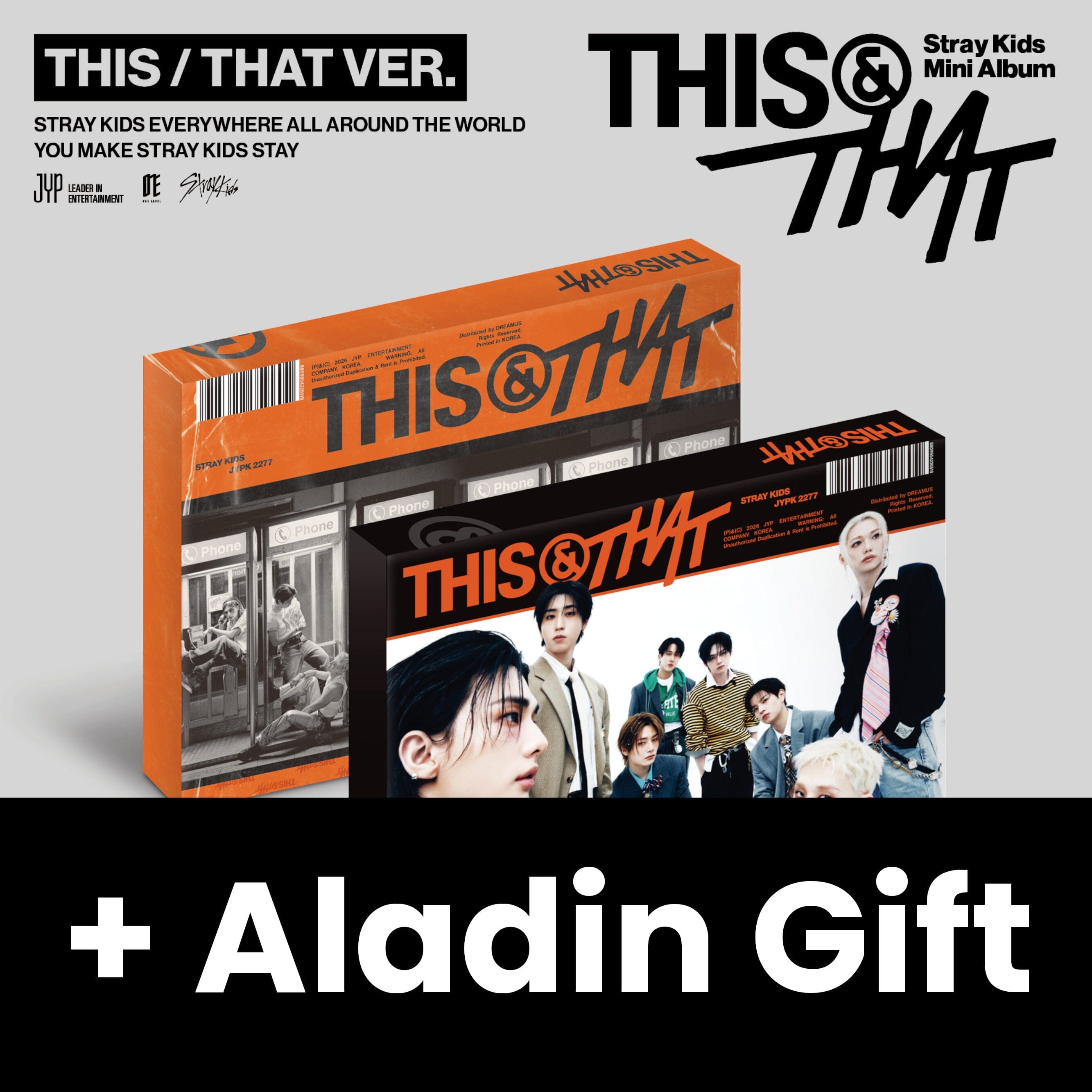 STRAY KIDS - THIS & THAT + Aladin Gift Nolae