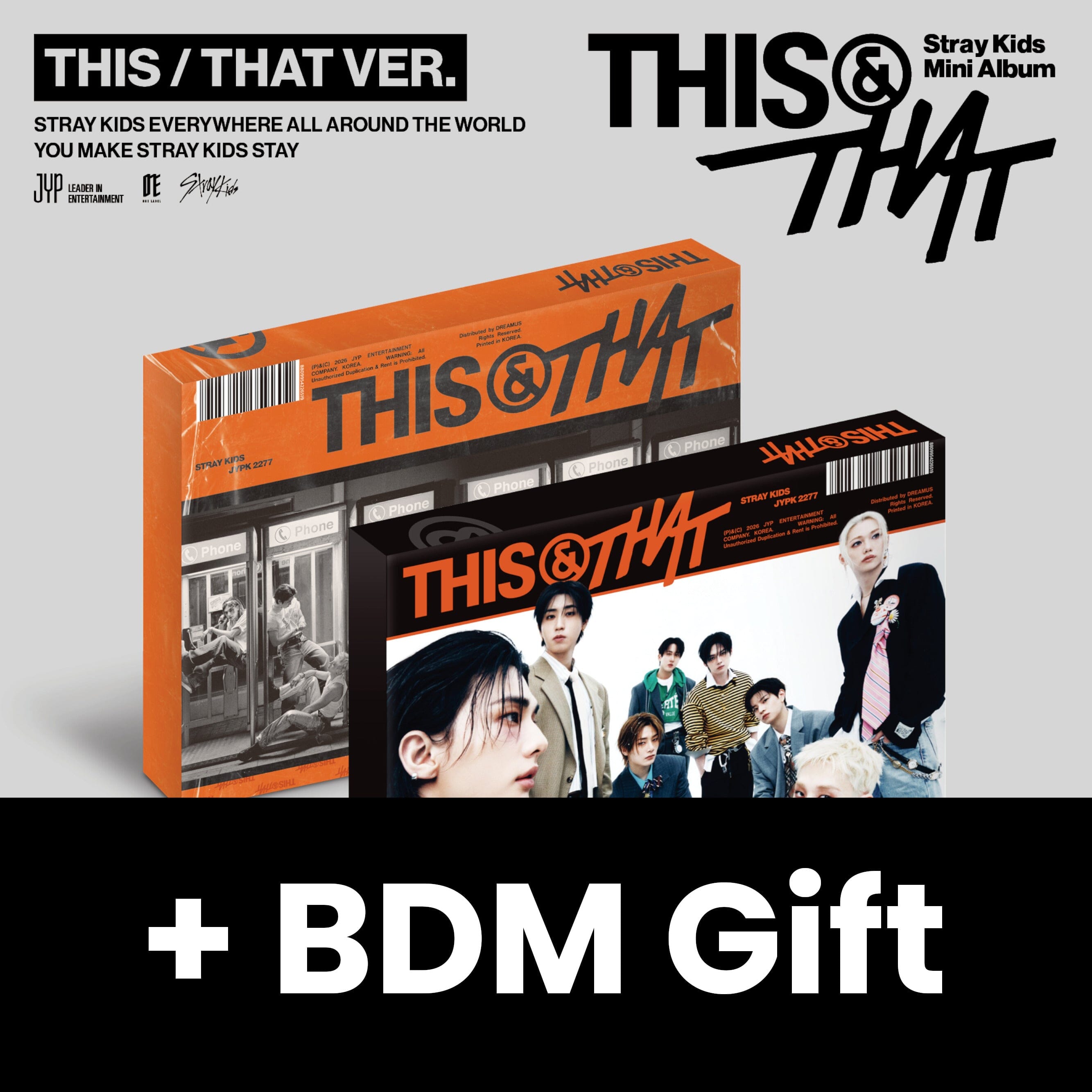STRAY KIDS - THIS & THAT + BDM Gift Nolae