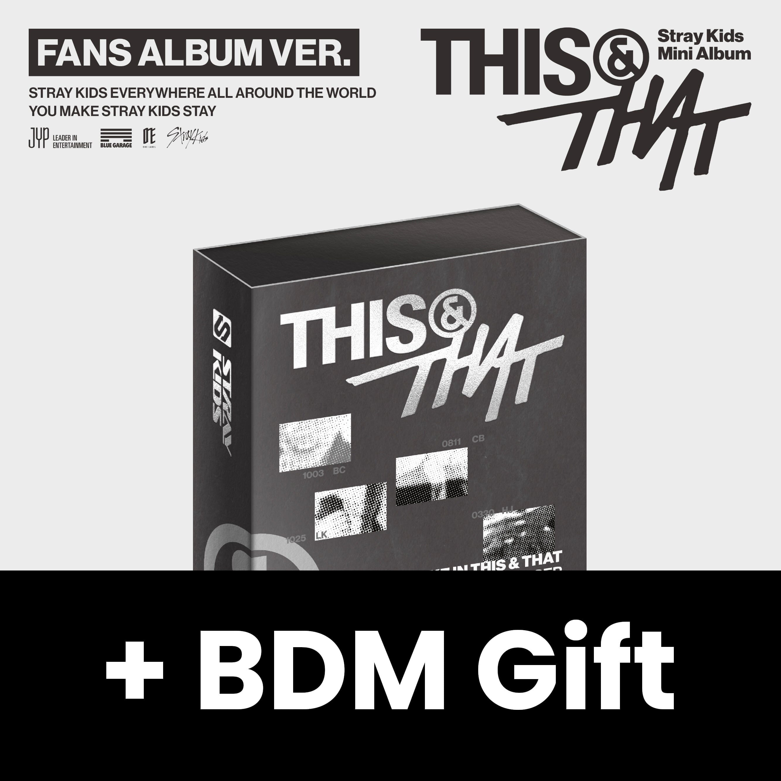 STRAY KIDS - THIS & THAT (FANS ALBUM VER.) + BDM Gift Nolae