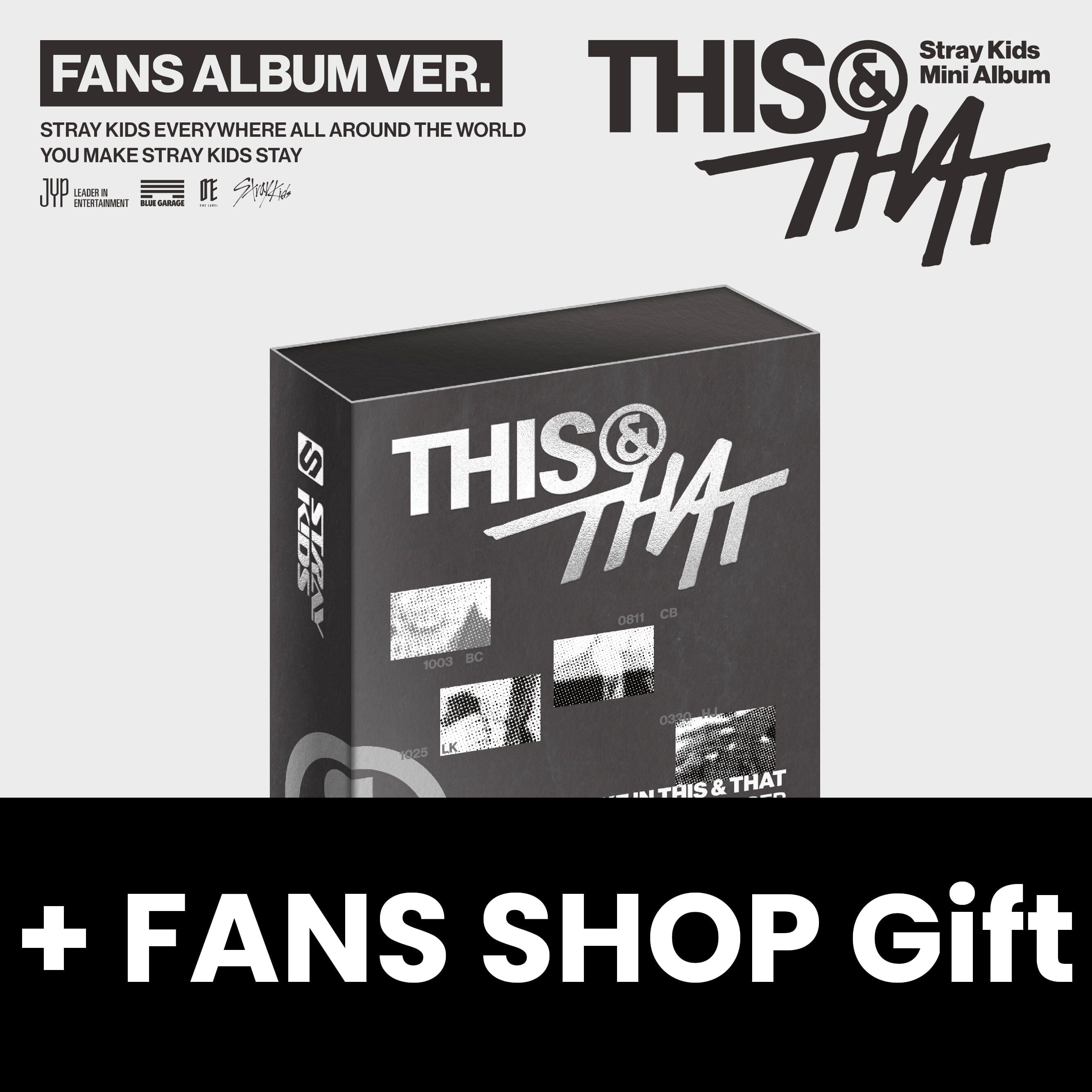 STRAY KIDS - THIS & THAT (FANS ALBUM VER.) + FANS SHOP Gift