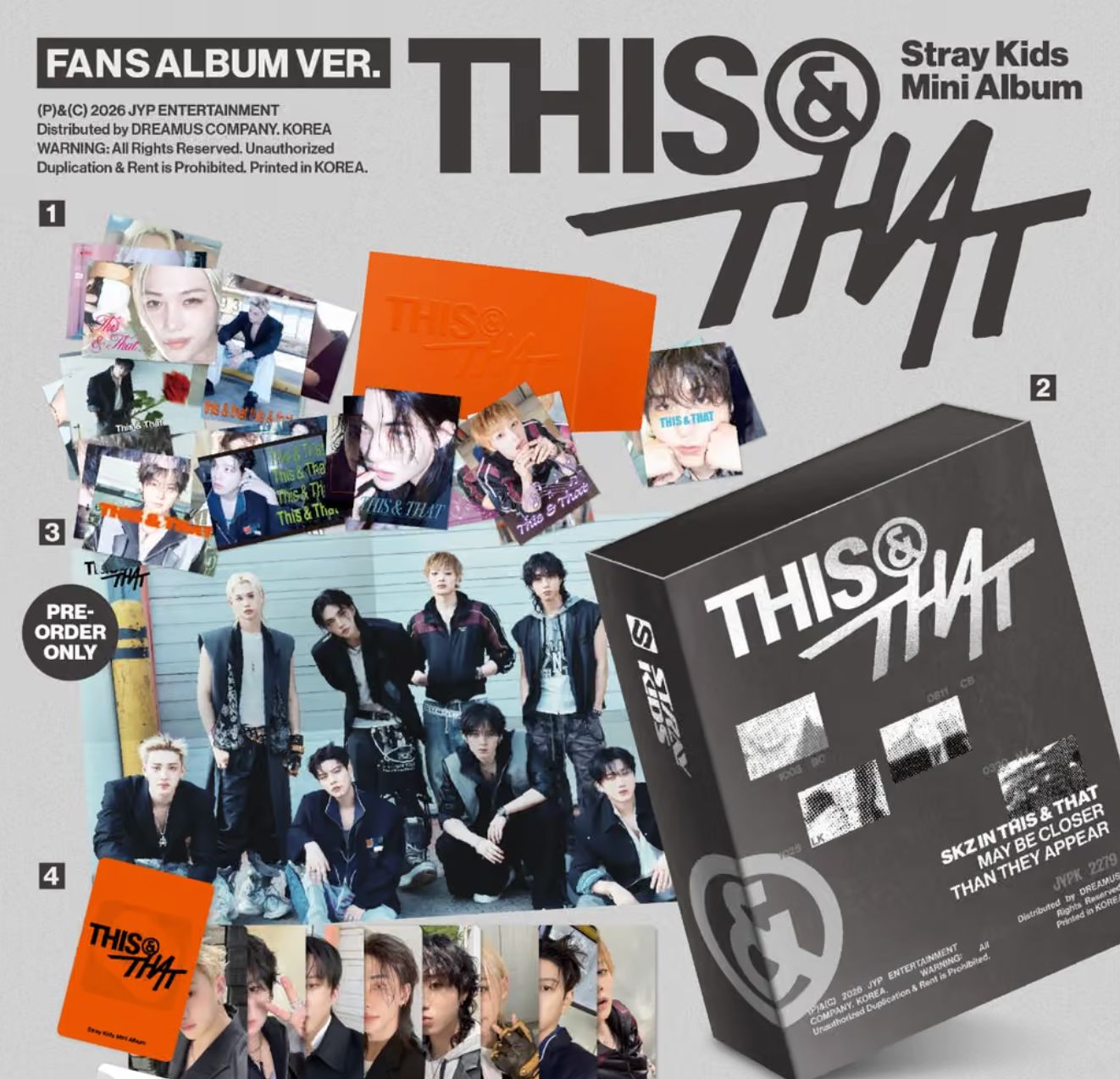 STRAY KIDS - THIS & THAT (FANS ALBUM VER.) Nolae