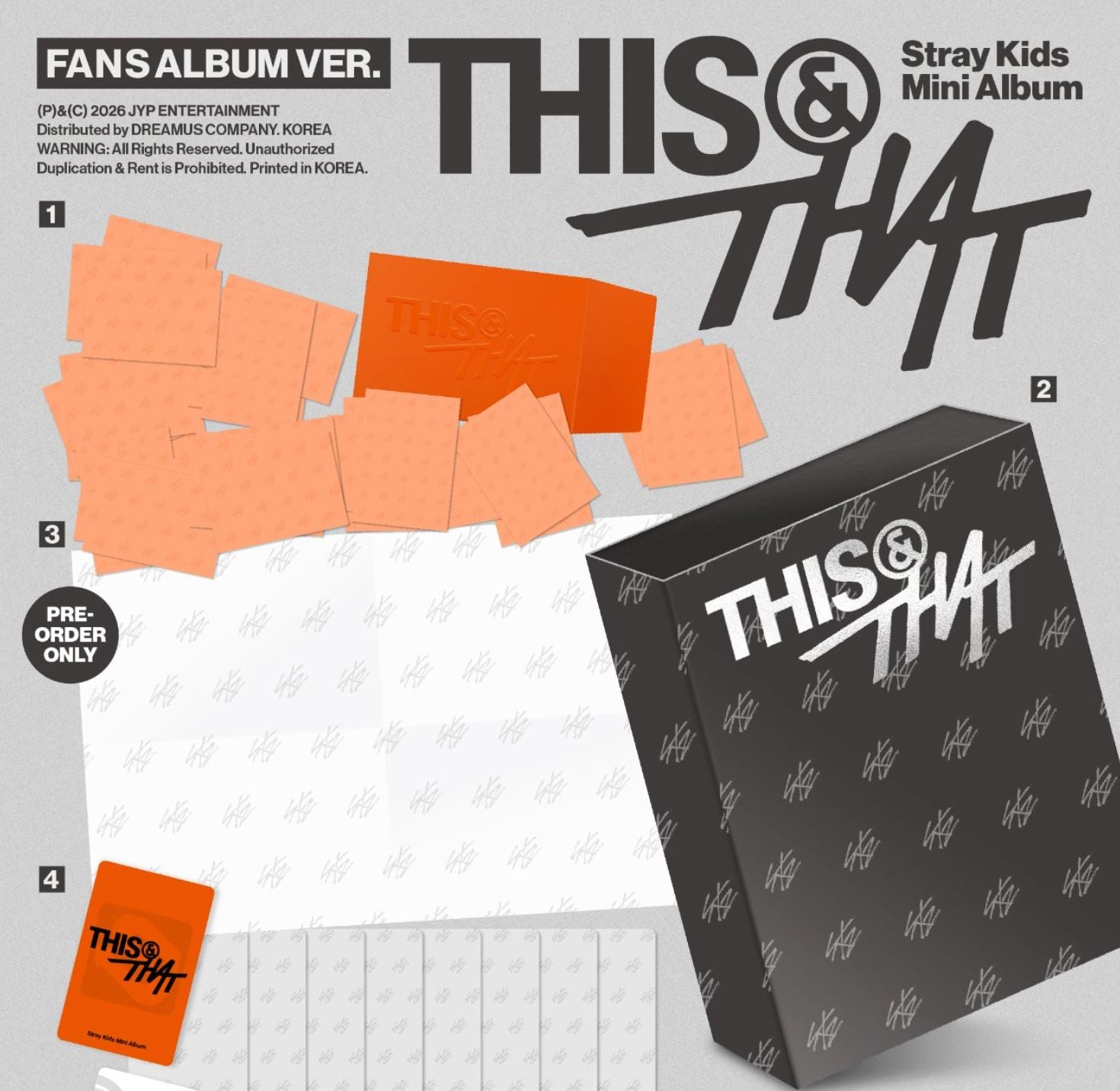 STRAY KIDS - THIS & THAT (FANS ALBUM VER.) Nolae