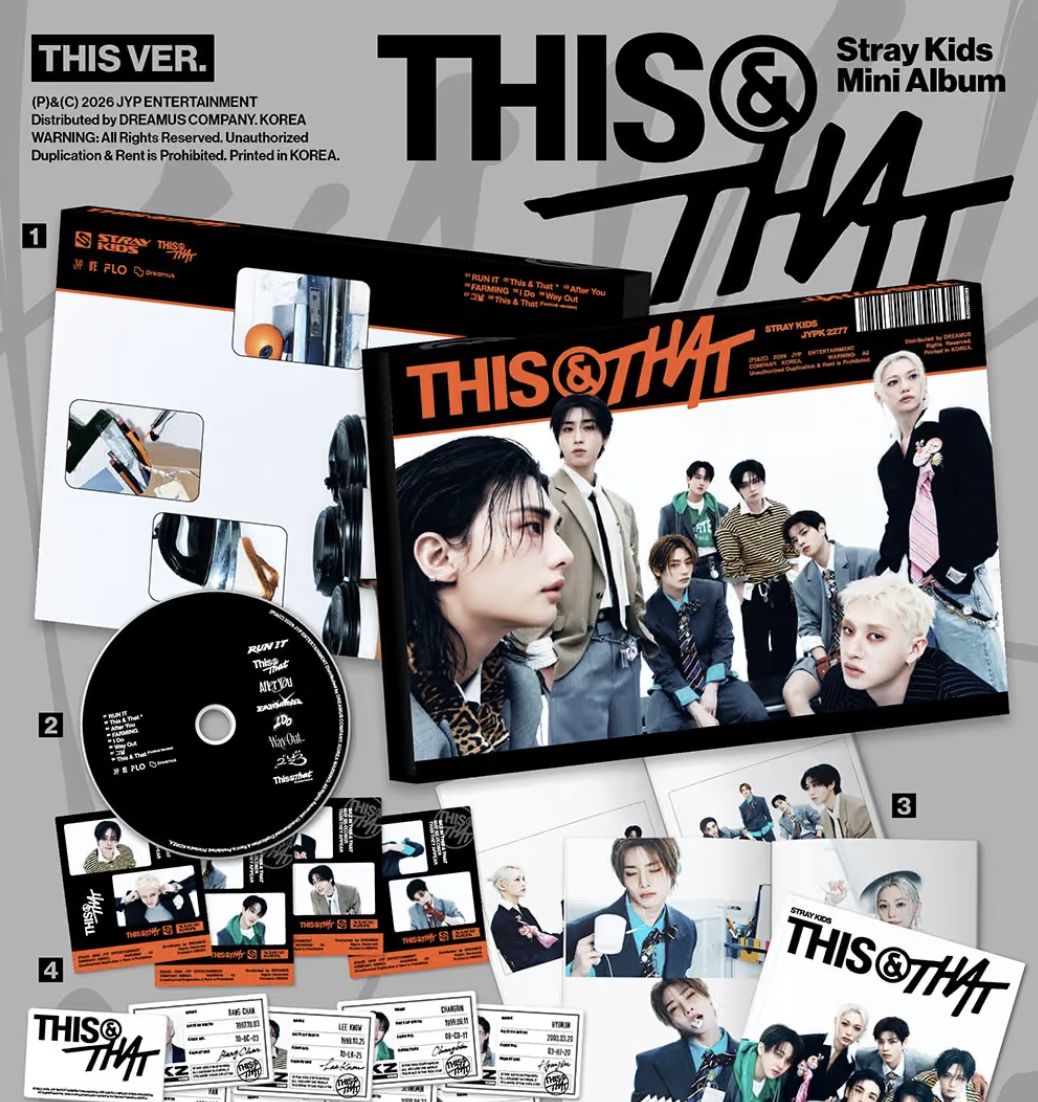 STRAY KIDS - THIS & THAT + FANS SHOP Gift Nolae