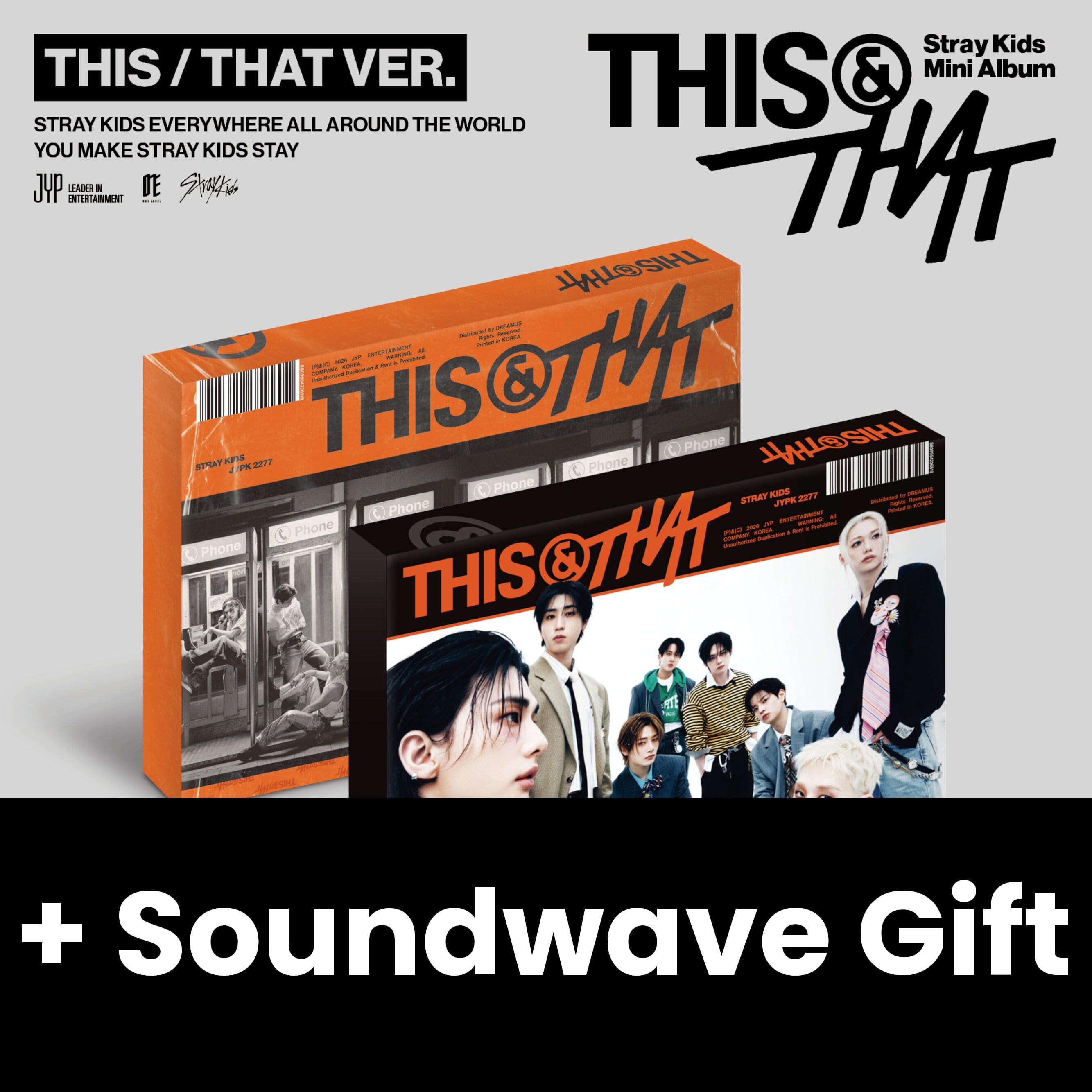 STRAY KIDS - THIS & THAT + Soundwave Gift Nolae