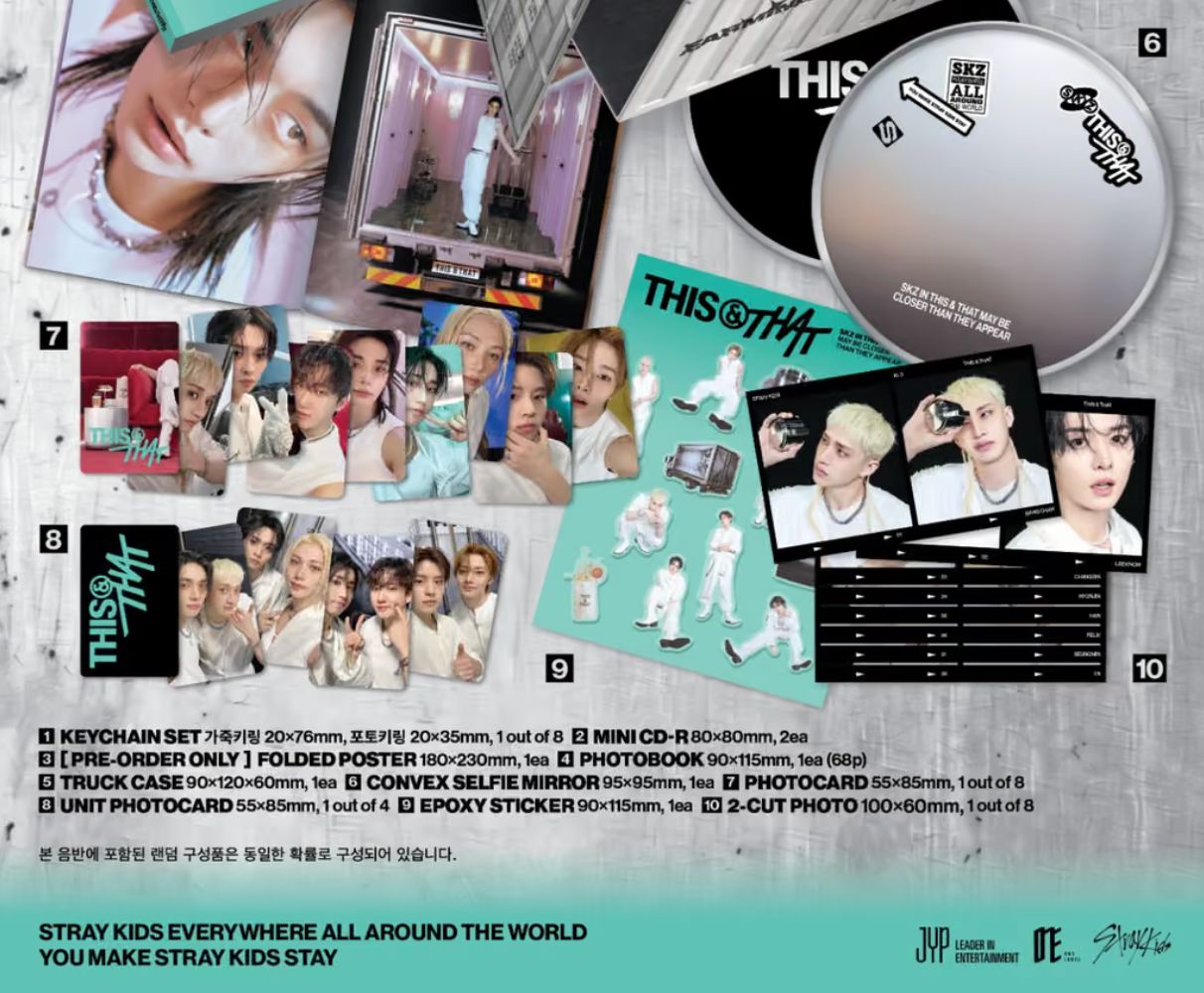 STRAY KIDS - THIS & THAT (TRUCK VER.) (LIMITED) + FANS SHOP Gift Nolae