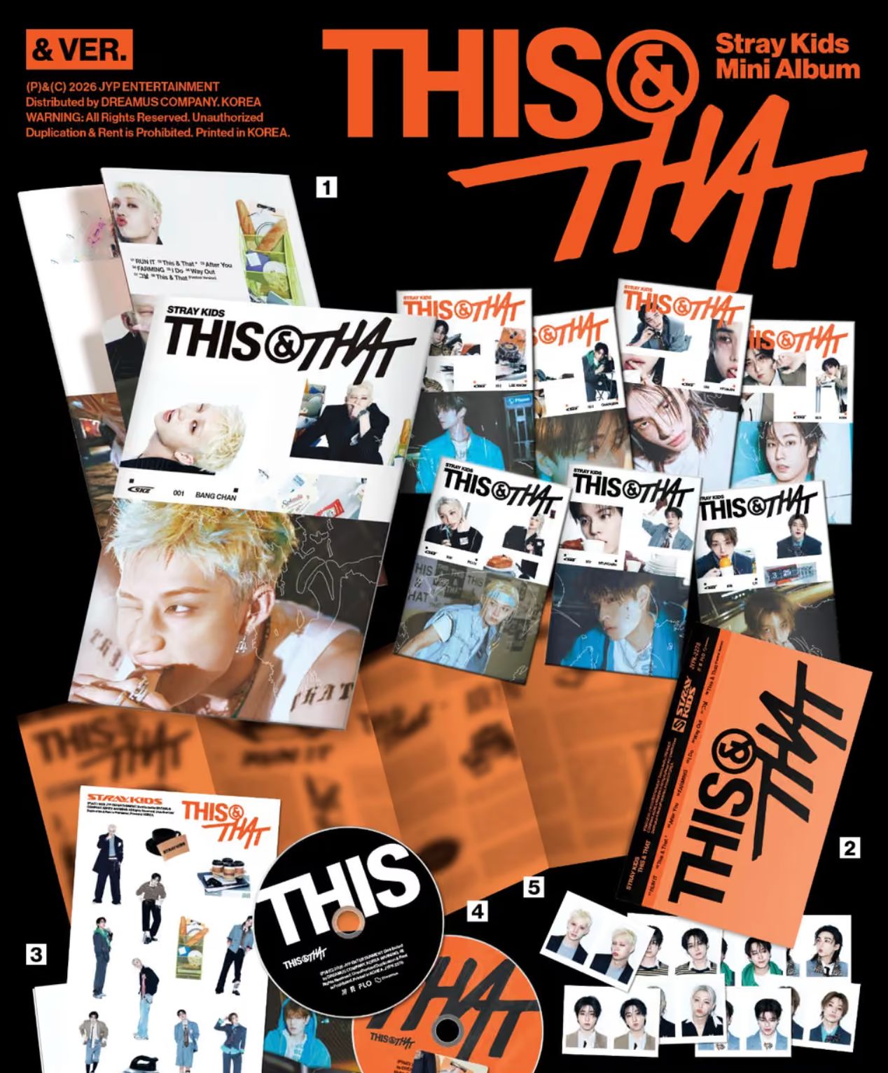 STRAY KIDS - THIS & THAT (& VER.) + Soundwave Gift Nolae