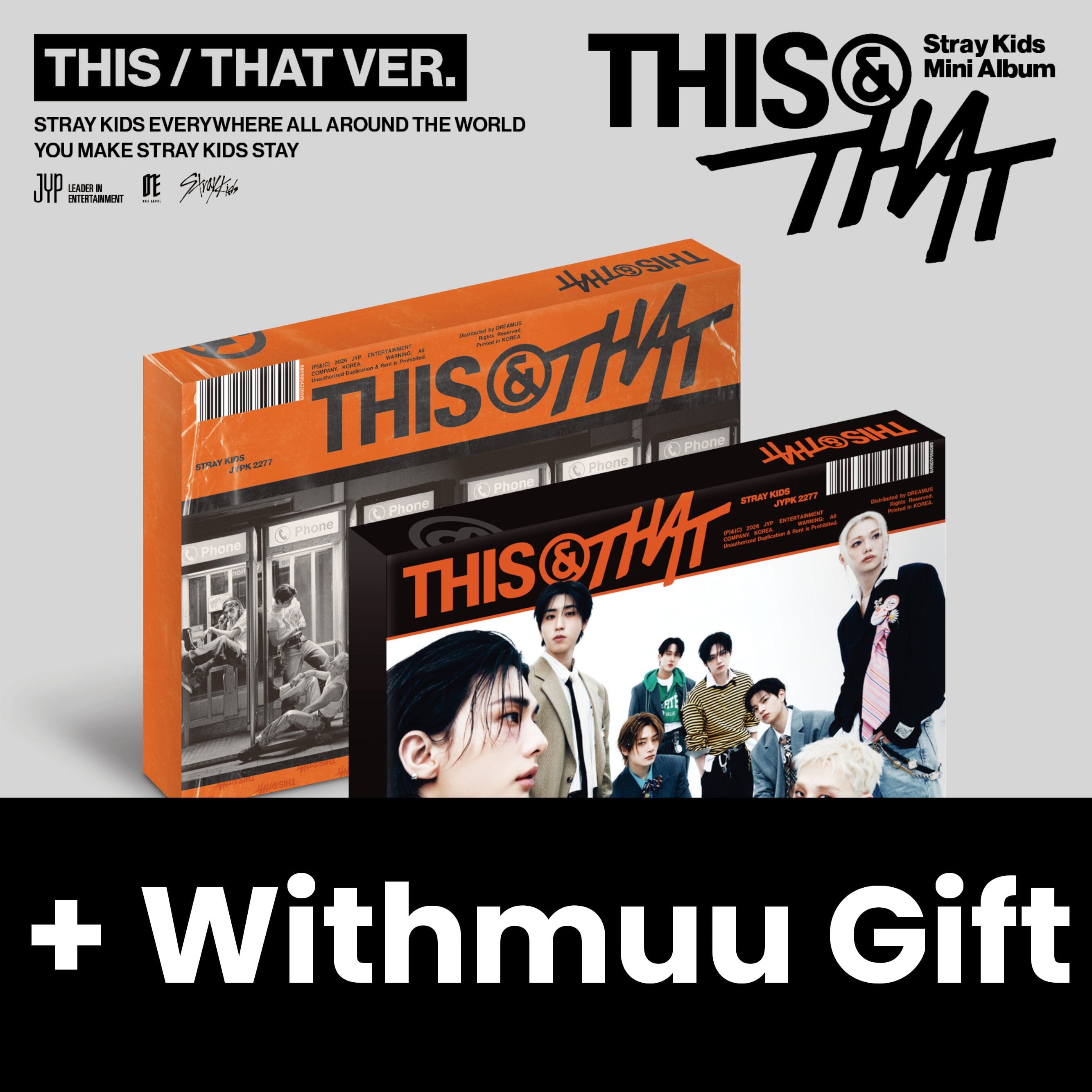 STRAY KIDS - THIS & THAT + Withmuu Gift Nolae