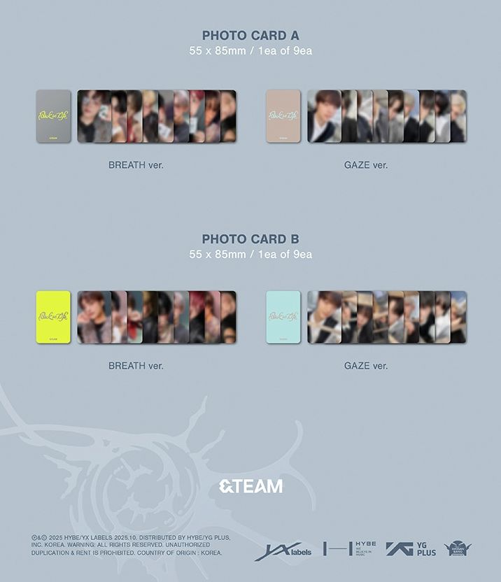 &TEAM - BACK TO LIFE (1ST KOREAN MINI ALBUM) Nolae