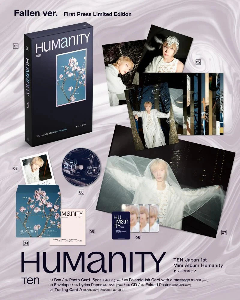 TEN (NCT) - HUMANITY (1ST JAPAN MINI ALBUM) Nolae