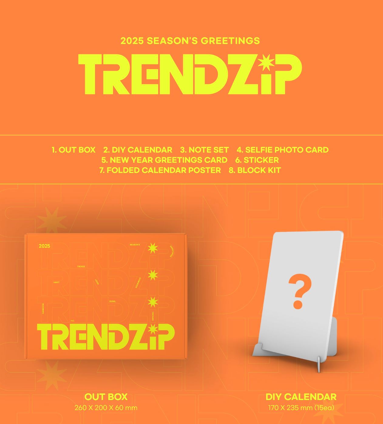 TRENDZ - 2025 SEASON'S GREETINGS (TRENDZIP) Nolae