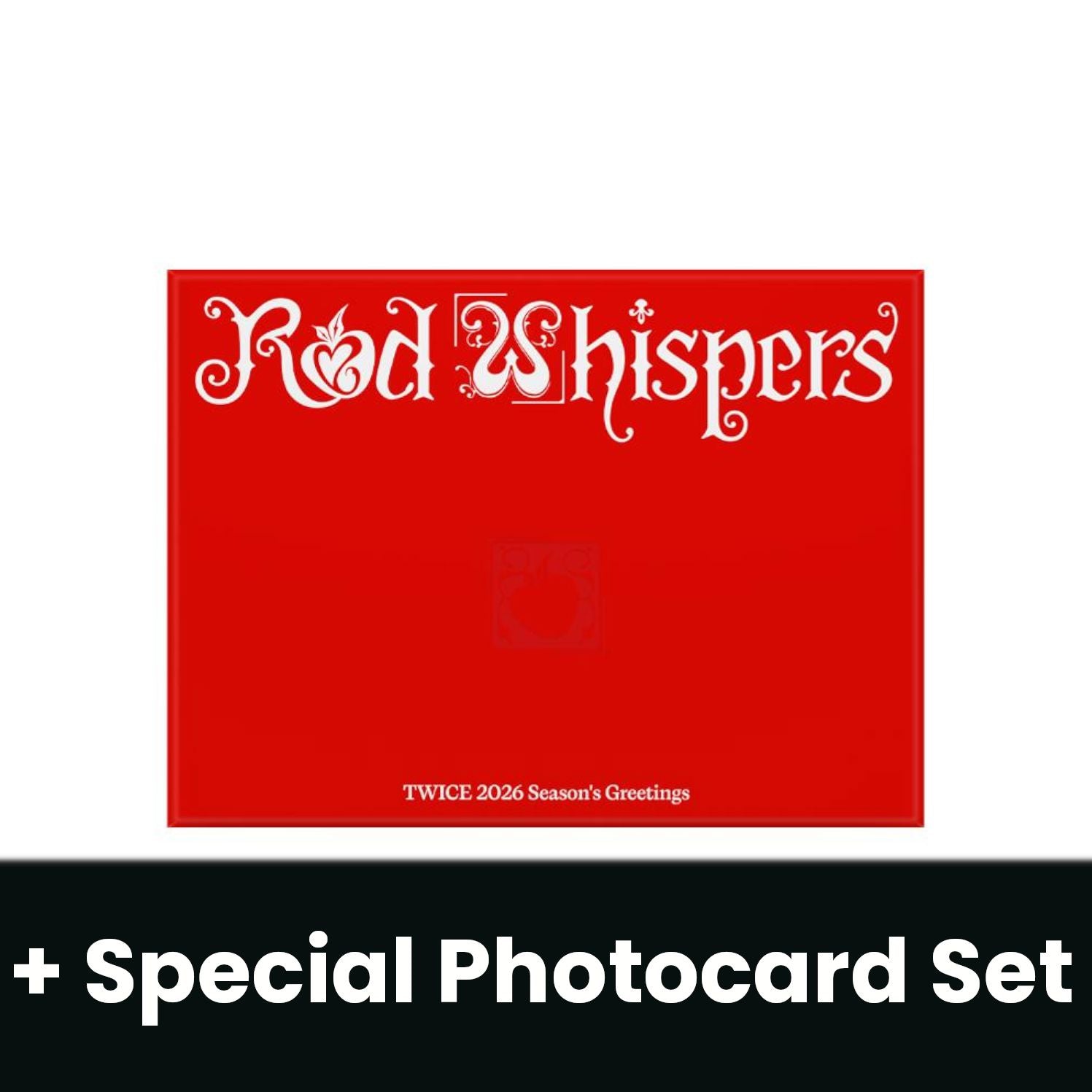 TWICE - 2026 SEASON'S GREETINGS (RED WHISPERS) + Special Photocard Set Nolae