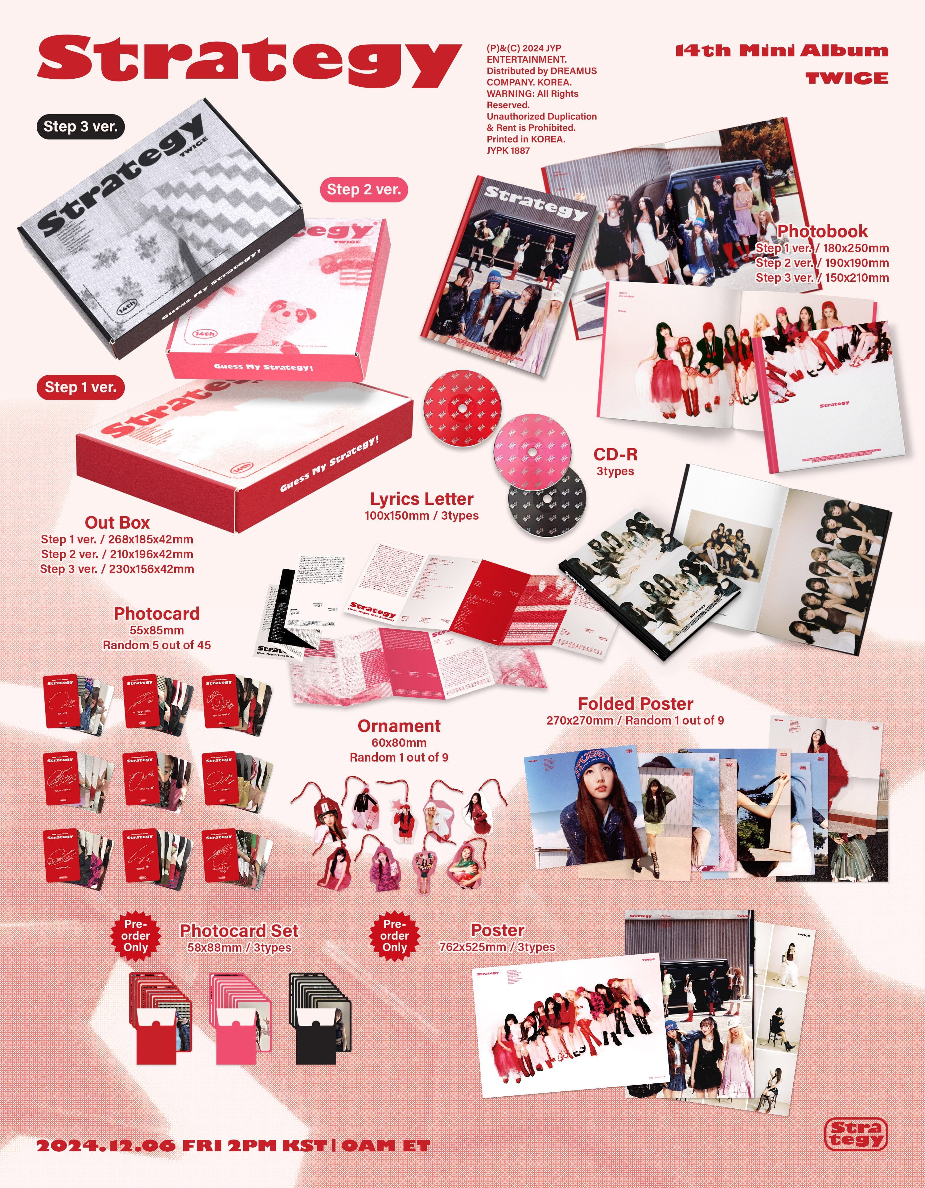 TWICE - STRATEGY SET + Apple Music Gift Nolae